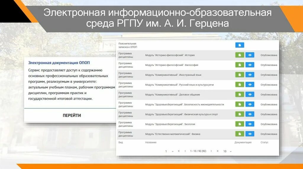 Электронная информационно-образовательная среда. ЭИОС Герцена. РГПУ им Герцена в цифровой образовательной среде. Moodle РГПУ им Герцена.