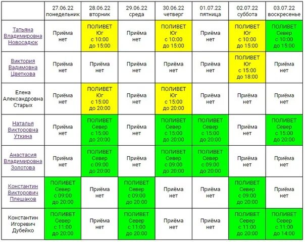 Хороший доктор расписание. Расписание врачей ветеринарной. Расписание на год. Расписание врачей в г Семикаракорске. График работы июль 2022.