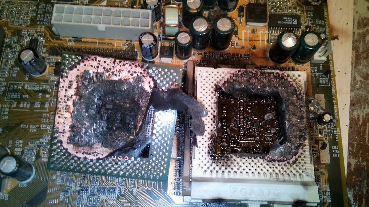 Греется 1060