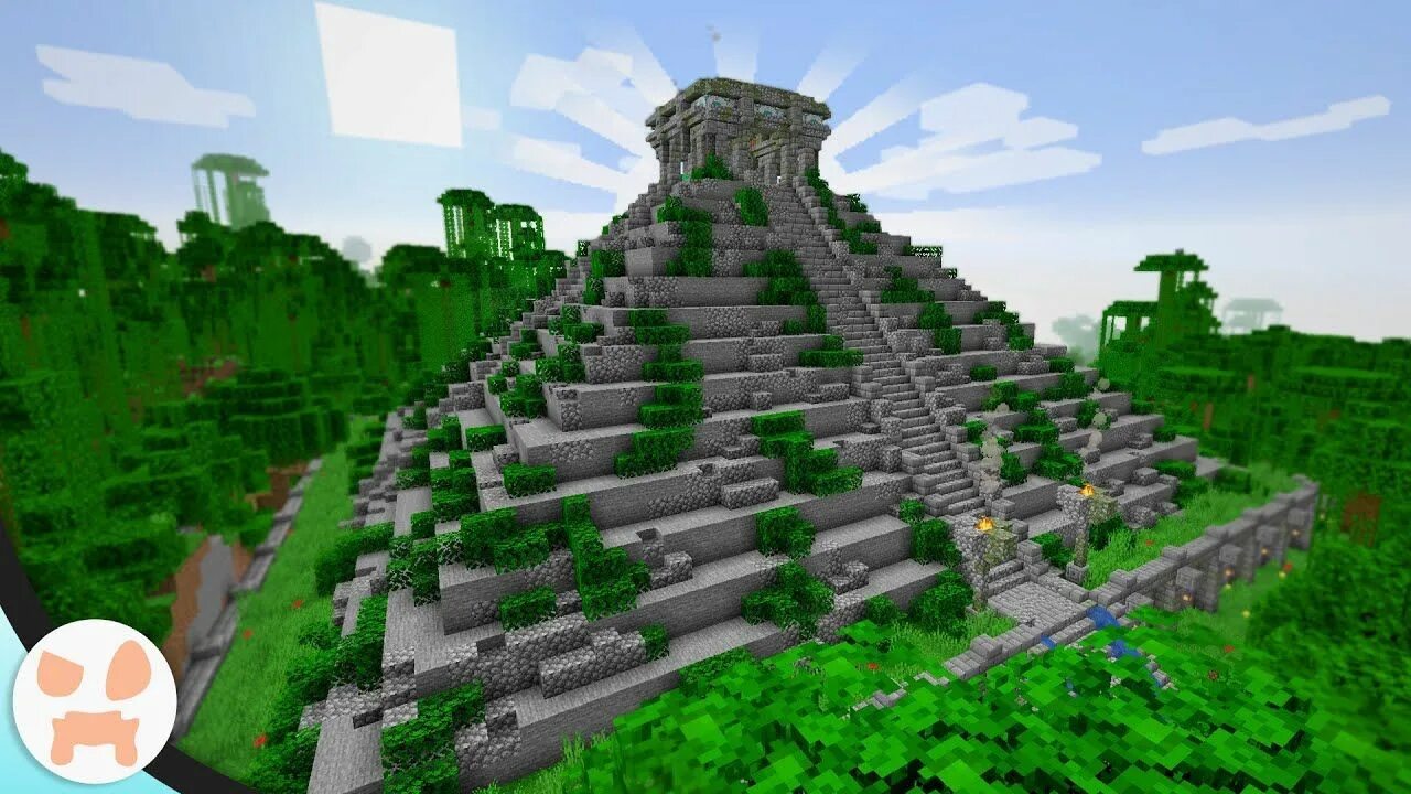 Temples minecraft. Пирамида ацтеков майнкрафт. Храм ацтеков майнкрафт. Храм в джунглях в майнкрафт. Храм джунглей в МАЙНКРАФТЕ.