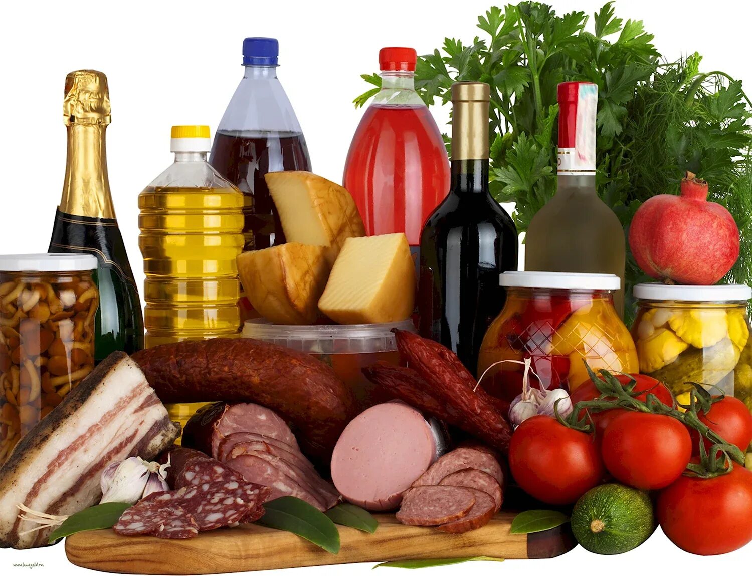 Также различной продукции для