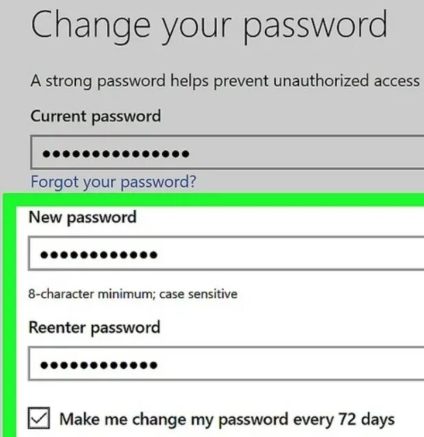 The password has been changed. Change password. password accounts. password кратко. пароль changed.