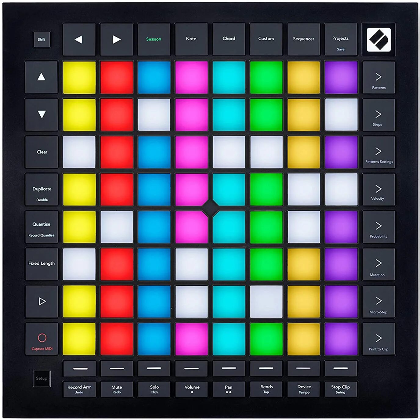 Штука для дабстепа. Драм машина. Novation launchpad mk2. Midi контроллер novation. Novation launchpad mini.