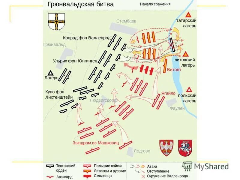 В каком году произошла грюнвальдская битва