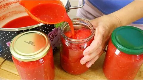 Томатный сок на зиму рецепт с уксусом