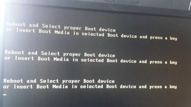 Reboot and select proper Boot device or Insert Boot Media in selected Boot device and Press a Key. Reboot and select proper Boot device на ноутбуке. Компьютер Reboot and select proper Boot device что делать. Ошибка Reboot and select proper Boot device как исправить. Ошибка boot and select proper boot device