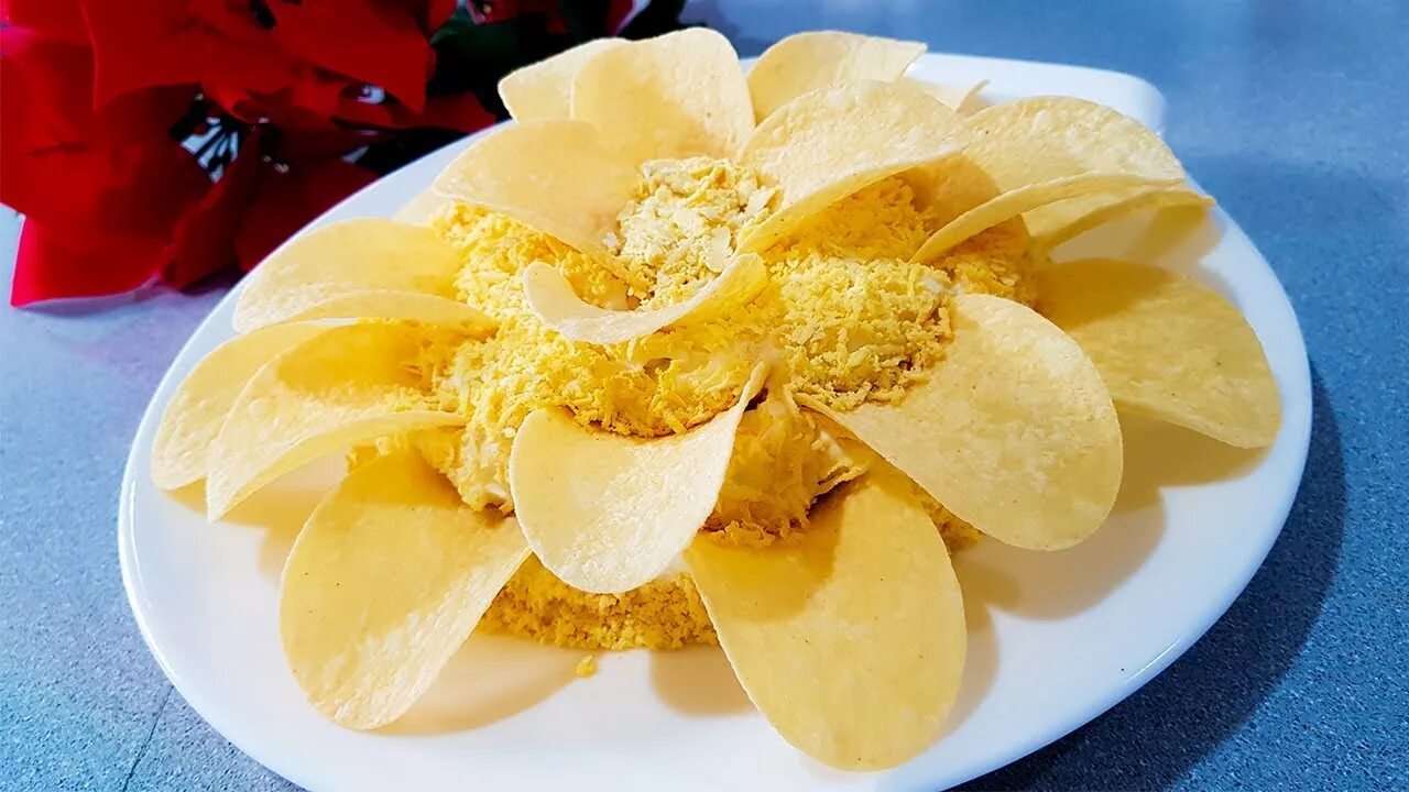 Салат с чипсами рецепт классический