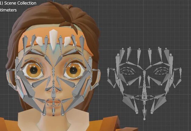 Blender rigify. Риггинг лица в blender. blender rigify face. риггинг лица персонажа в блендере. лицевой риг в blender.