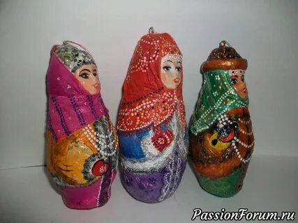 Матрешка ватная игрушка