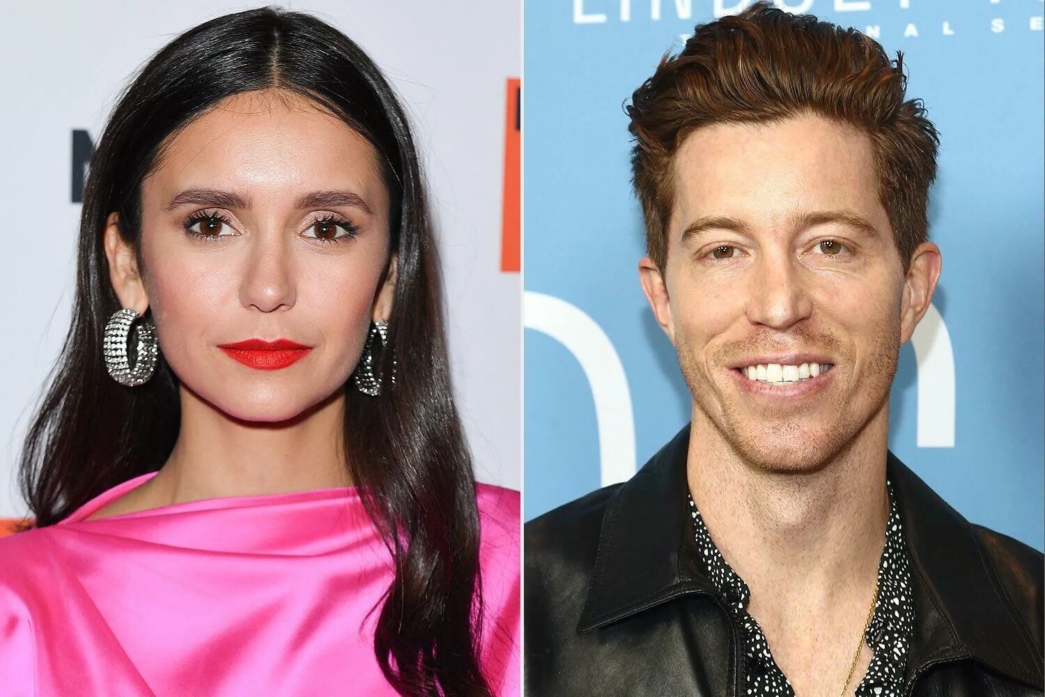 Nina Dobrev and Shaun White. Who is date who