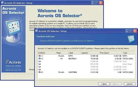 Selector windows