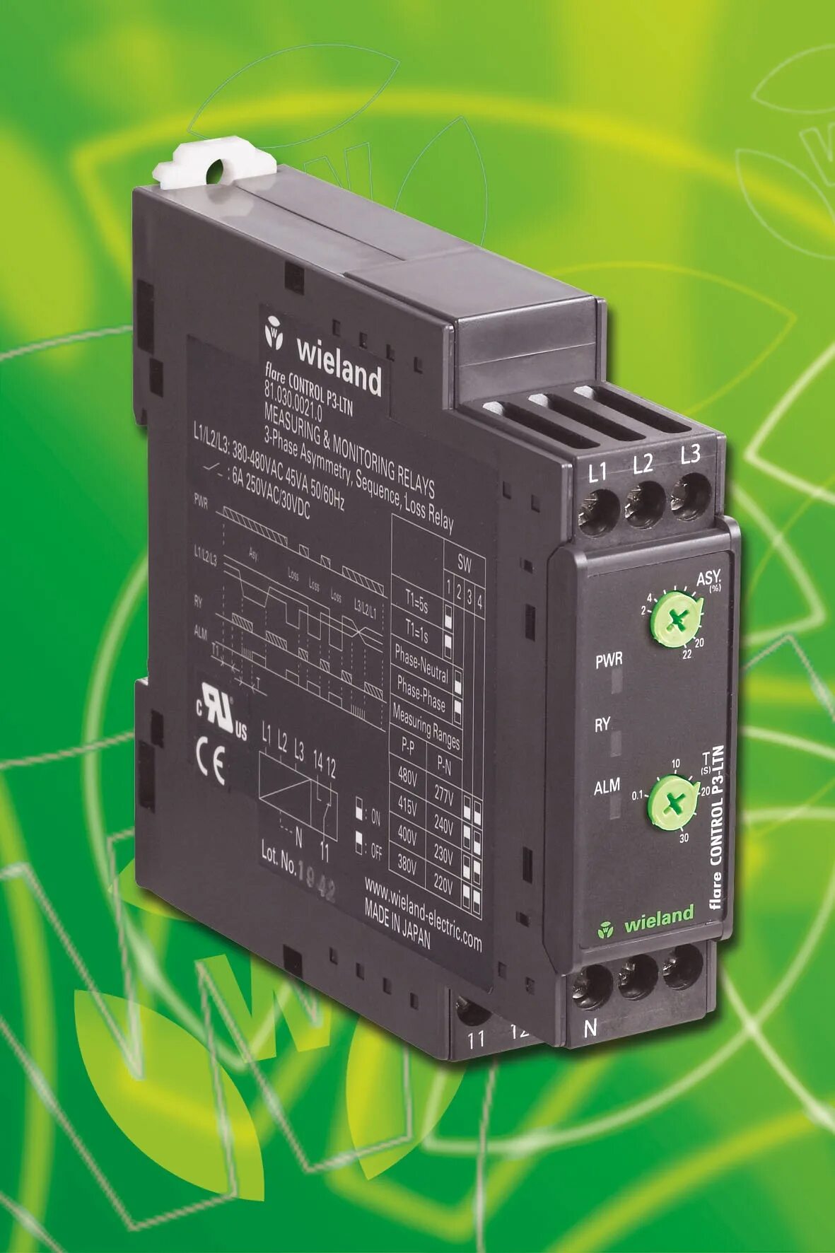 Реле контроля фаз Wieland. Виланд электрик. Phase Control relay. Релей контрол фазовая. Phase control