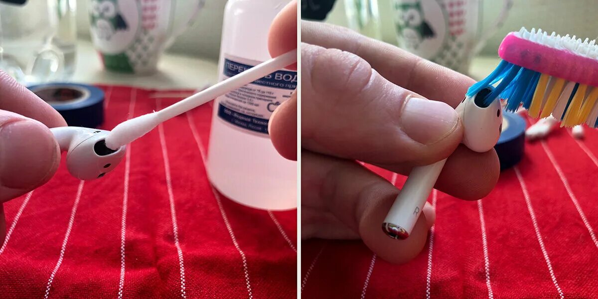 Как отмыть наушники