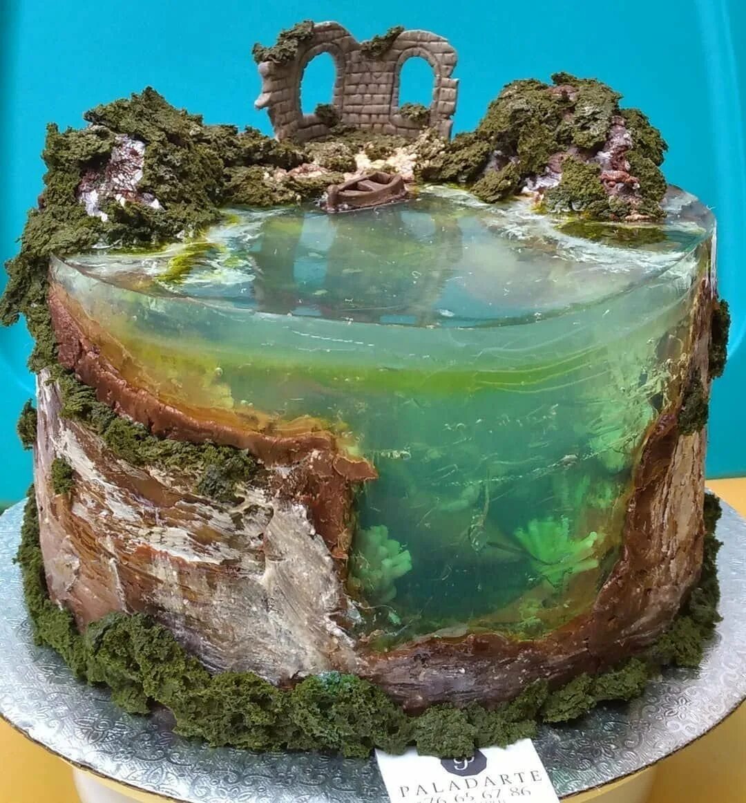 Торт остров Виллафранка. Торт остров. Необыкновенные торты. Торт необычной формы. Невероятные торты