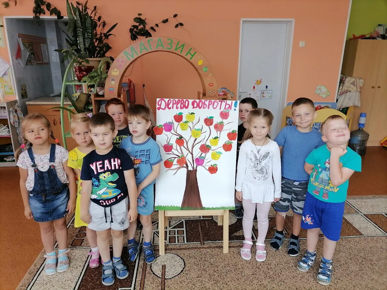 Формирование целостной картины. Дерево добра старшая группа. Дерево доброты в старшей группе. Занятия по ФЦКМ В старшей группе. Дерево добра занятие с детьми.