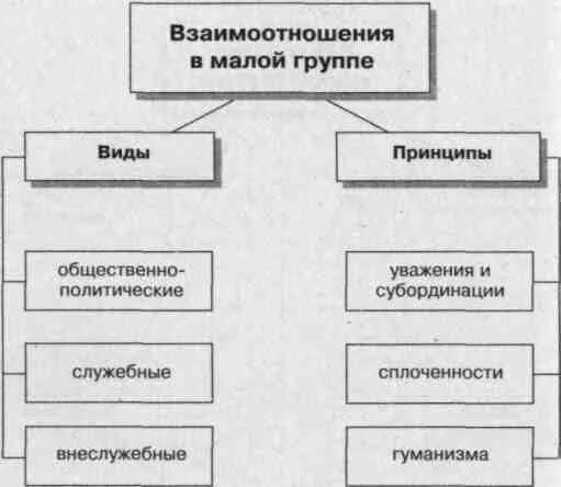 Виды взаимоотношений в малой группе. Взаимоотношения в группе виды и принципы. Взаимоотношения в малой группе виды и принципы. Виды отношений в малой группе схема. Принципы отношения в группе