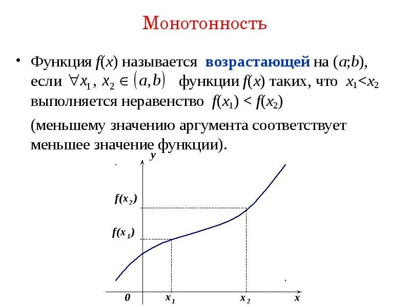 Меньшему значению аргумента соответствует