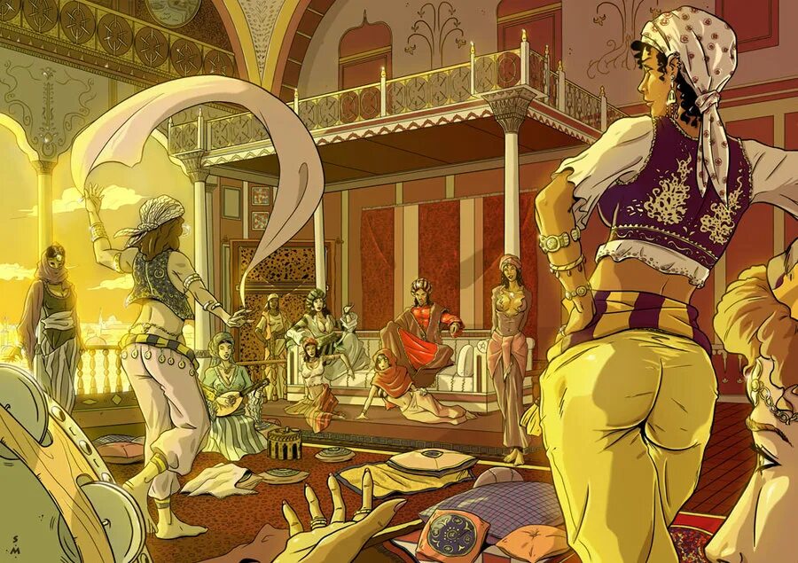 Harem party adventures