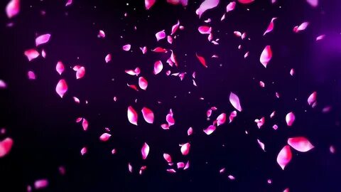 Falling flowers