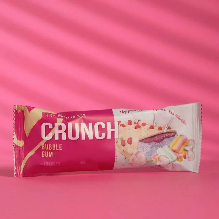 Протеиновый батончик Crunch Bar "Арахисовый пирог и соленая карамель" спортивное