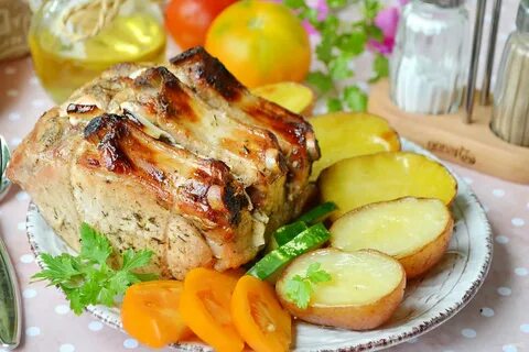 Свиная корейка мягкая в духовке сочная