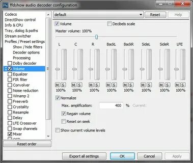 Lav audio decoder