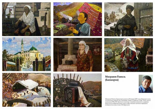 Примеры изобразительного искусства народов россии