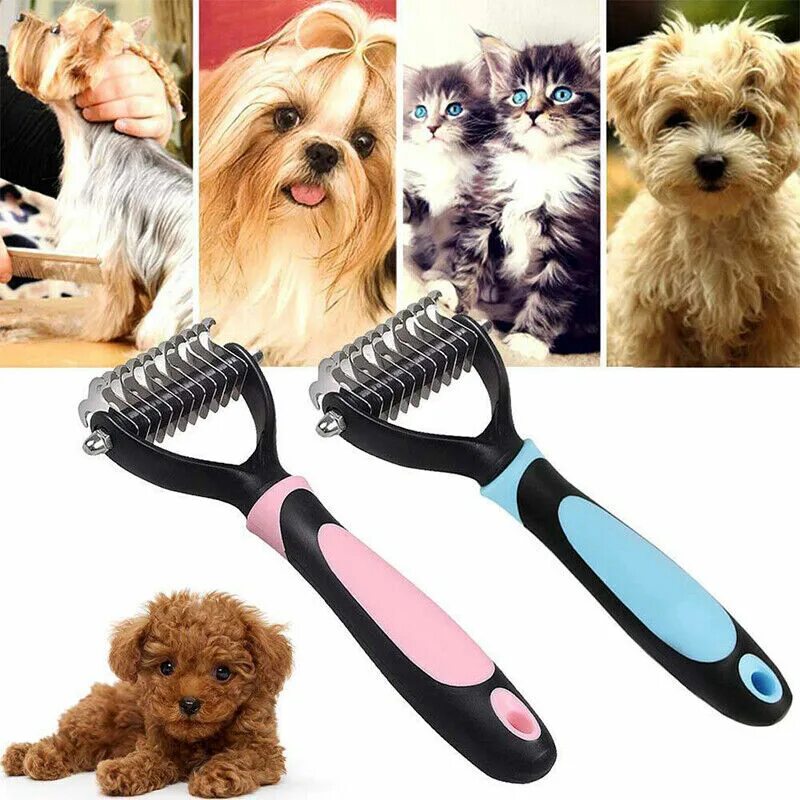 Pet груминг. Триммер для животных professional Pet Grooming hair. Инструмент для вычесывания шерсти собак. Расческа Pet Comb. Расческа для Йорка щенка.