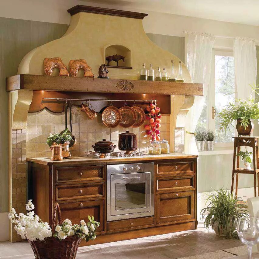 Кухня в итальянском стиле. Кухонный гарнитур в итальянском стиле. Итальянские кухни Прованс Кантри. Маленькая кухня в итальянском стиле.