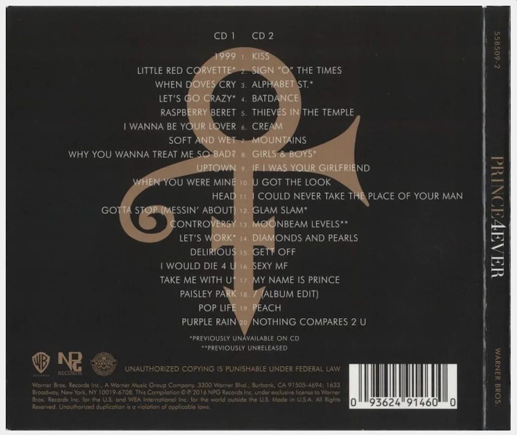 Prince 4. Prince 4ever. prince &quot;4ever, cd&quot;. prince &quot;the very best of (cd)&quot;. prince little red corvette.