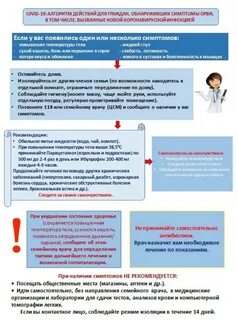 Действия при инфекции