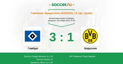Боруссия результаты матчей