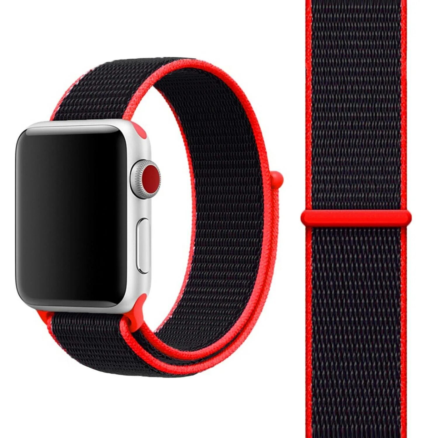 Нейлоновые ремешки для эпл вотч. Нейлоновый ремешок Apple watch. Apple watch 6 Red ремешок. Ремешки на Эппл вотч 3. Apple watch strap