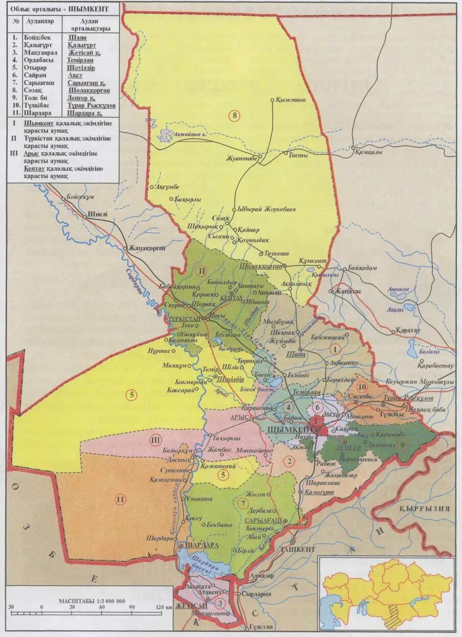 Южно Казахстанская область на карте Казахстана. Южный Казахстан на карте. Туркестанская область Казахстан на карте. Карта Южно-Казахстанской области с районами. Чимкентская область казахстан