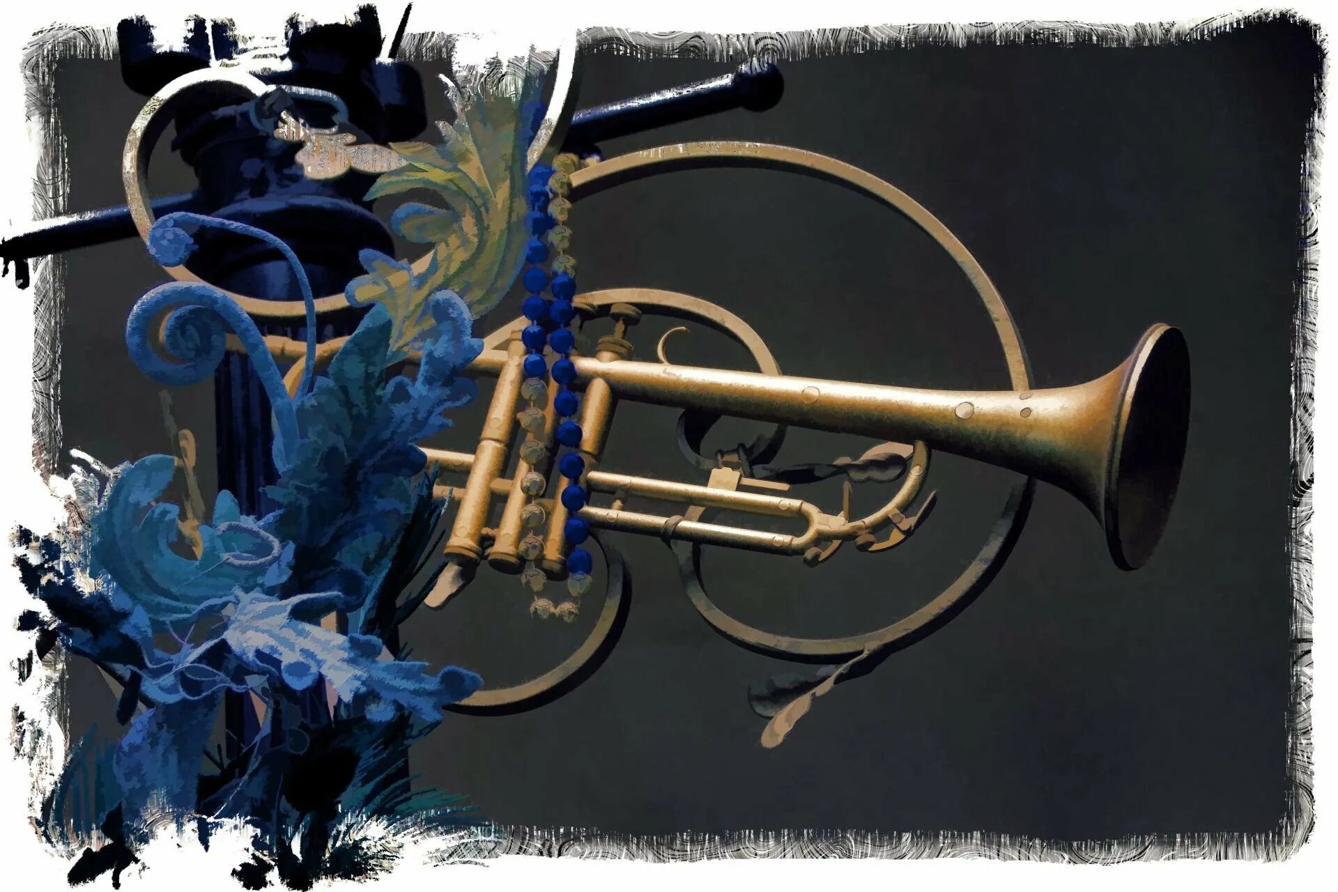 Звук трубы победы. Трубит в трубу. художественная труба. трубы арт. труба картинка.