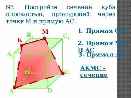 Сечения многогранников 10 класс презентация