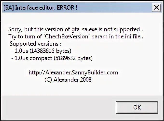 This file is not supported