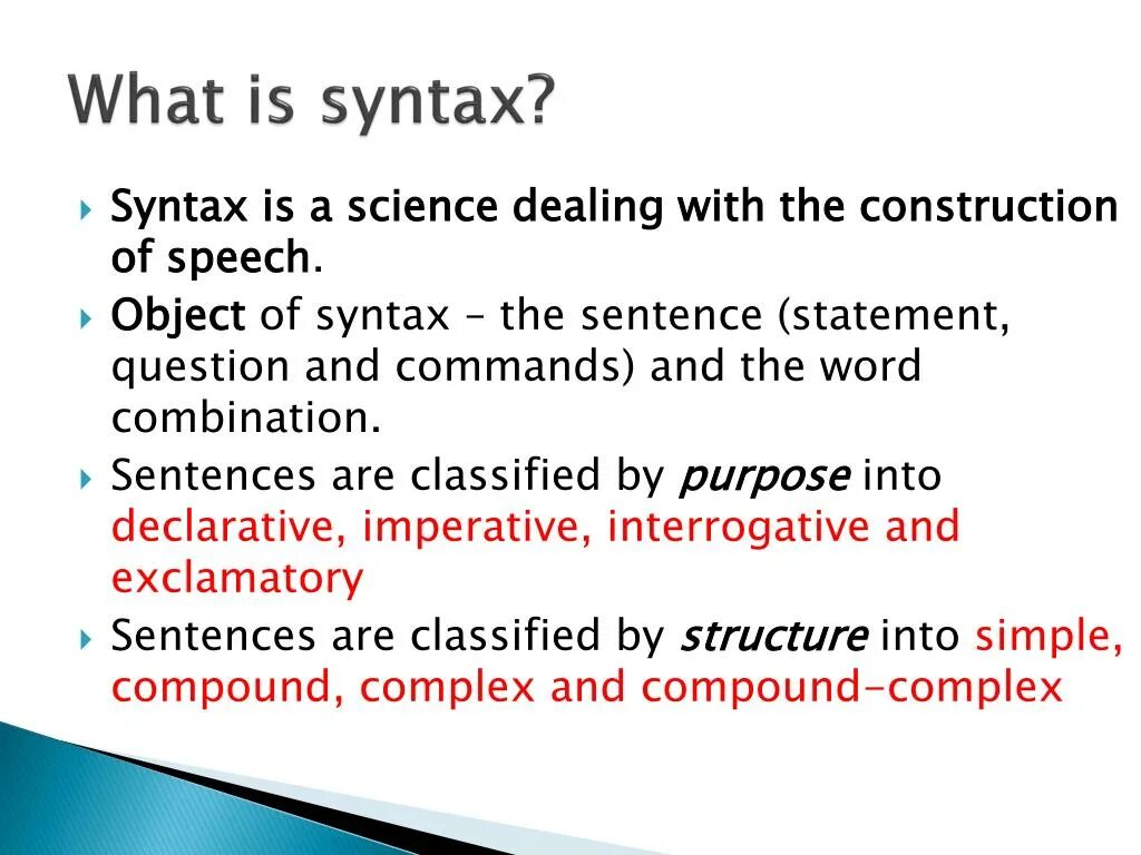 Syntax examples. What is syntax. stylistic syntax. the word syntax. what is syntax in english grammar.
