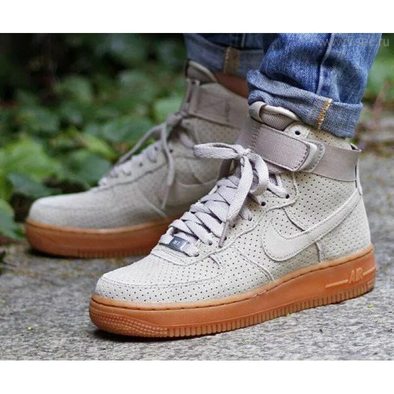 Nike Air Force 1 High. Nike Air Force 1 High Grey. Nike Air Force 1 High 'Brown White'. Nike Air Force 1 High Brown.