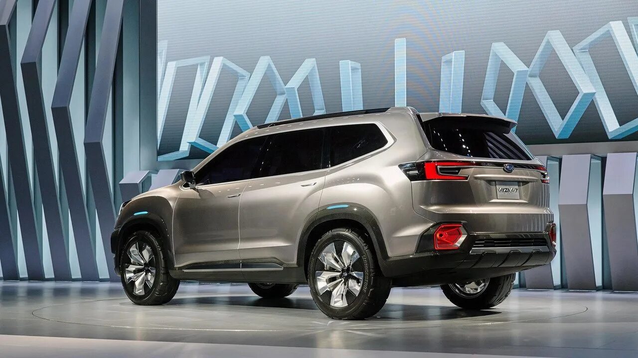 Лучший кроссовер полный привод. Subaru Viziv-7 SUV Concept. Субару новый кроссовер Viziv. 2018 Subaru Viziv-7 SUV. Subaru Viziv джип.