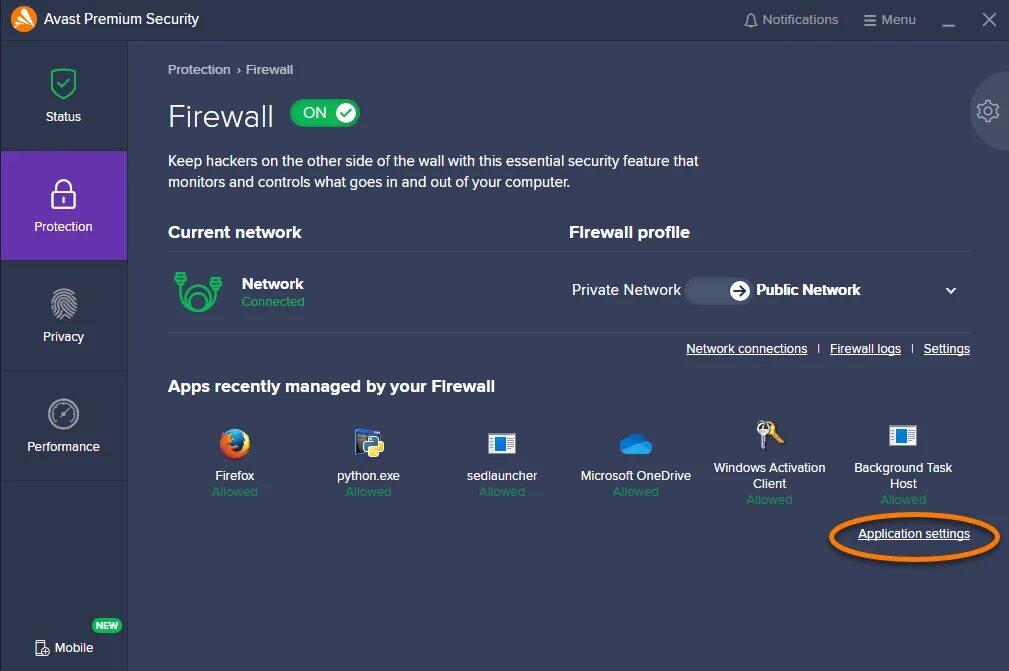 Allowed clients. Firewall Avast. Avast брандмауэр. Firewall программа. Аваст премиум.