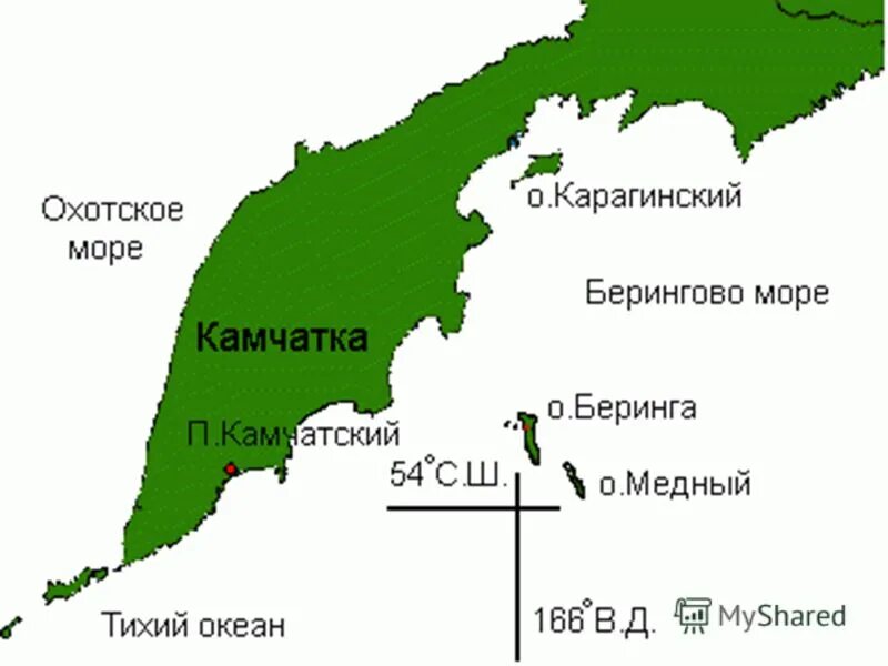 Остров беринга на карте - блог Санатории Кавказа