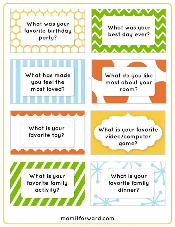 Conversation questions. Карточки для speaking. conversation cards for kids. вопросы food for speaking. discussion questions for kids.