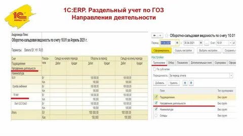 Раздельный учет на предприятии