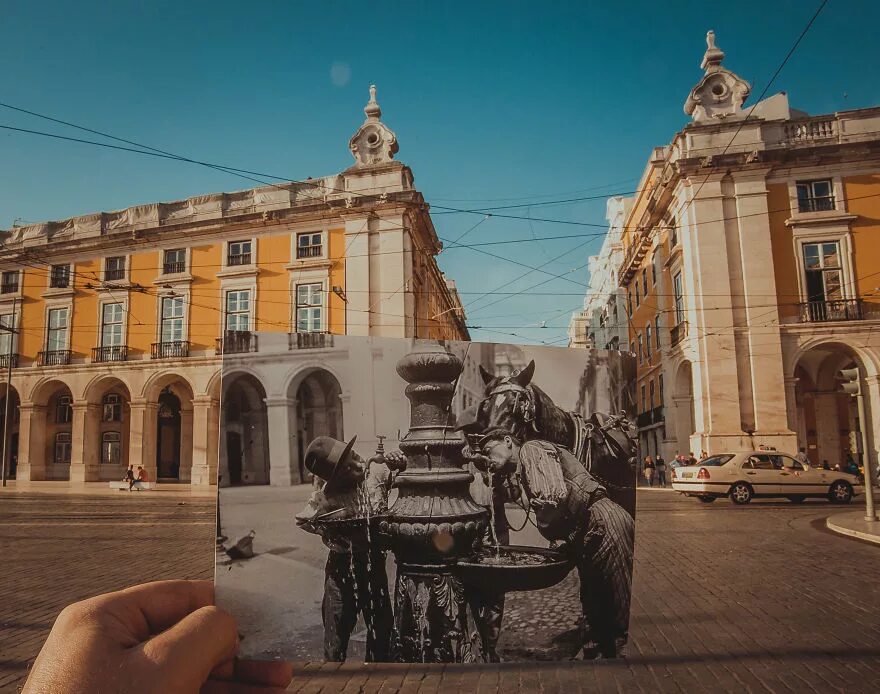 Современная фотография история. Старинный и современный. Исторические фотографии. Старая фотография в современном городе. Прошлое и современность.