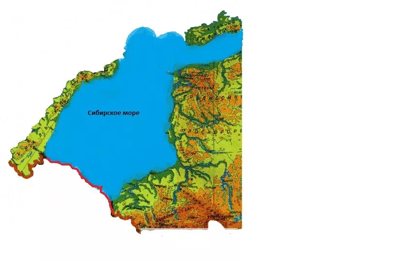 Море западной сибири