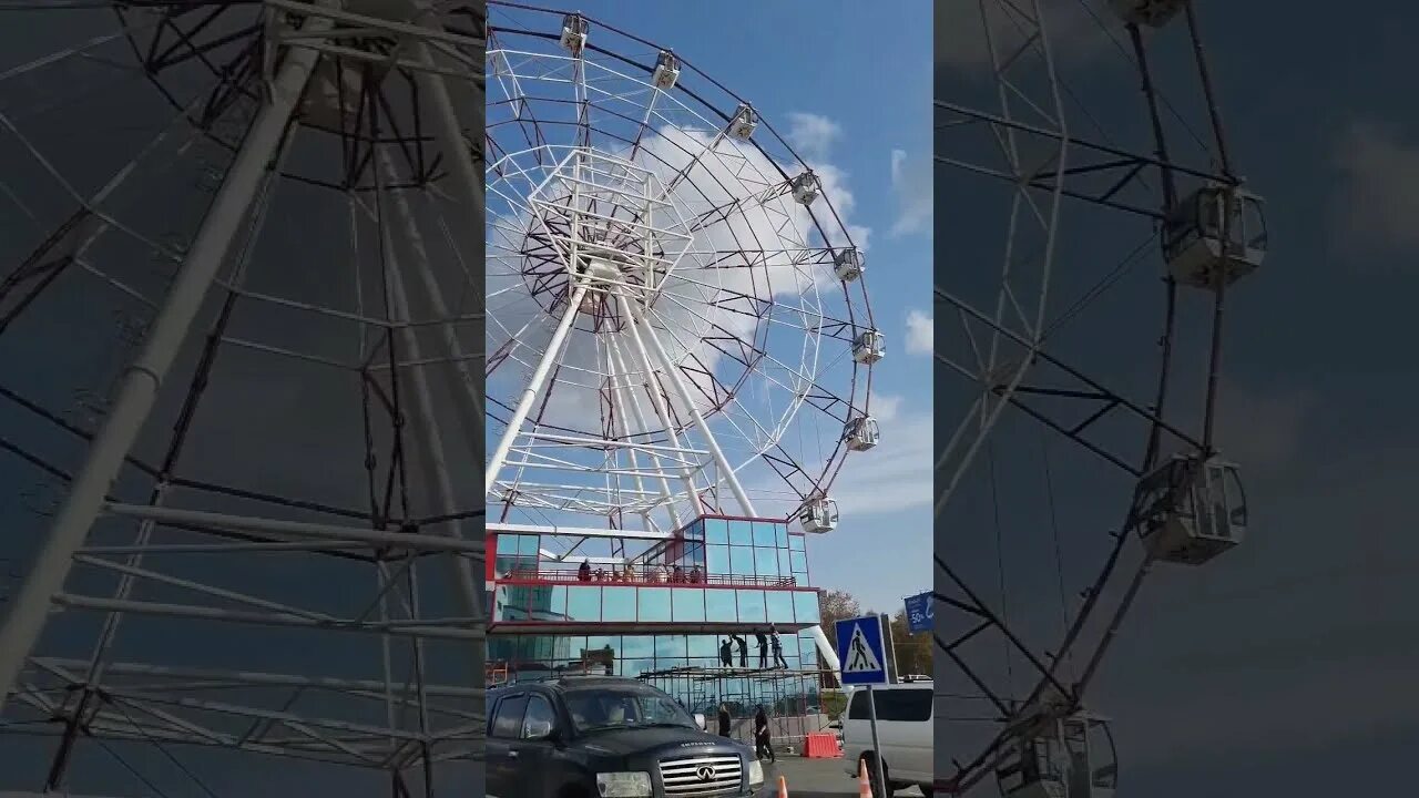 Колесо обозрения южно сахалинск. Парк гагарина южно-сахалинск колесо обозрения. Колесо обозрения южно сахалинск. Колесо обозрения измайловский парк. Колесо обозрения сахалин.