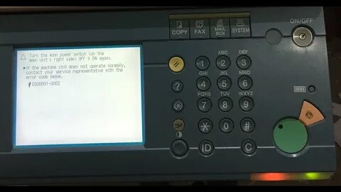 Ошибка e000 0000 canon