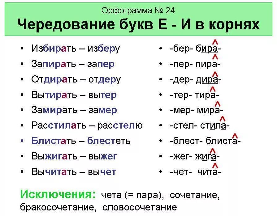 Ключом орфограмма. Корни с чередованием гласных е и. Чередующиеся буквы а-о и е-и в корнях слов. Чередующиеся гласные в корне слова е и и примеры.