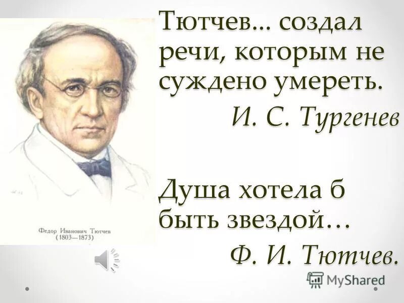 Душа хотела б быть звездой Тютчев. Тютчев поэт. Ф И Тютчев 1803 1873.